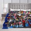 Reiwa Kamen Rider Plush Blanket Child  Flannel Throw Blanket For Couch Bed Warm Soft  Quality Bedspread Present