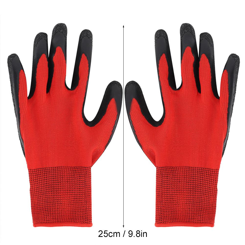 5 Pairs Comfortable Garden Gloves Gardening Work Construction Non Slip Breathable Gloves