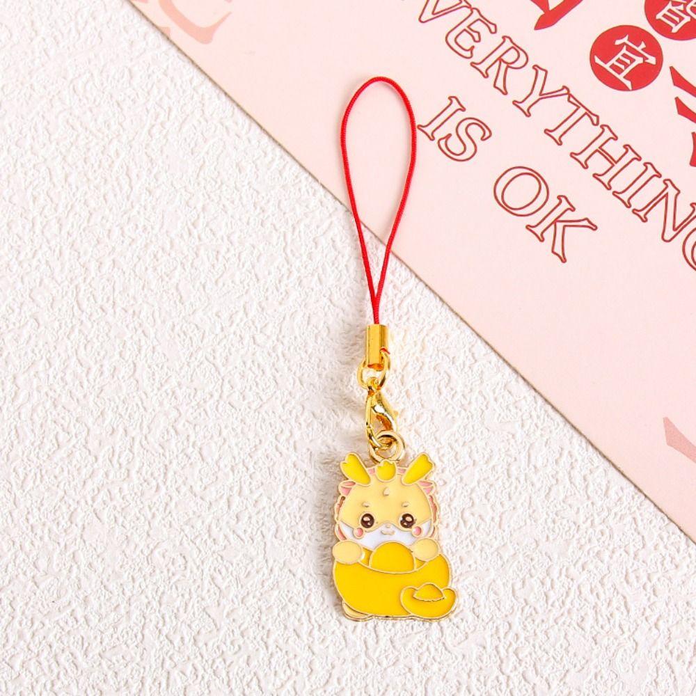 Chinese Dragon Year Phone Charm Zodiac Dragon Phone Lanyard  New Year Gift