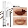 Wasserdichter Lipliner Abziehbarer Tattoo-Lipgloss Langanhaltender Matter Lip Tint Brauner Konturstift Abreißbarer Lippenfleck Kosmetik