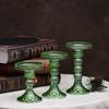 Creative Christmas Light Luxury High Footed Glass Candleholder Home Candleholder Base Romantic Wedding Table Creative Home Decor