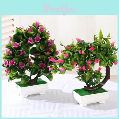 Artificial Lily Plant Indoor Decor With Plastic Material For Home Garden Display