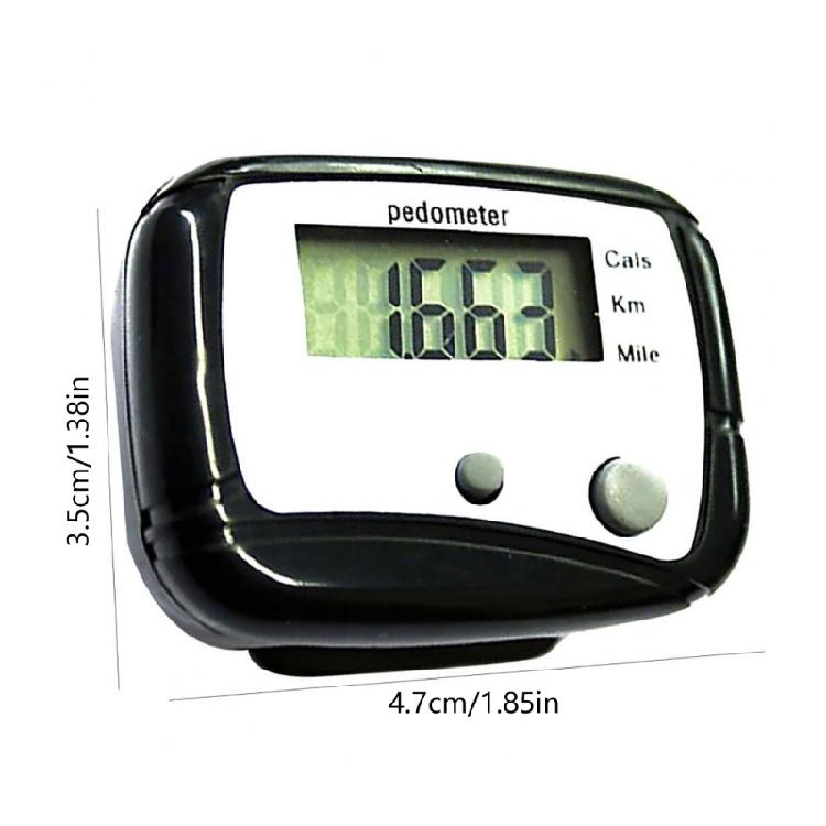 Simple Step Counter Walking Pedometer Accurate Fitness Trackers with Clip Portable Outdoor Accurate Step Counter