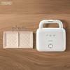 Multi-Functional Double-Disc Breakfast & Waffle Maker with Replaceable Baking Plates