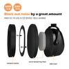ProCase Adult Noise Cancelling Earmuffs with Adjustable Hearing Protection Noise SNR 36dB Black Headband, Headphones, Reduction (NRR 29dB) -