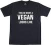 This Is What A Vegan Looks Like Loose Fit Funny Mens Regular Fit T Shirt Black