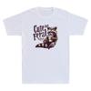 Raccoon Cute But Feral Funny Raccoon Animals Graphic Quote Vintage Men's T-Shirt