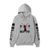 Tokyo Revengers Hoodie with Ryuguji Ken Print, Long Sleeve Pullover Sweatshirt, Anime Street Casual Unisex Sweatshirt with Japanese Text Sleeves