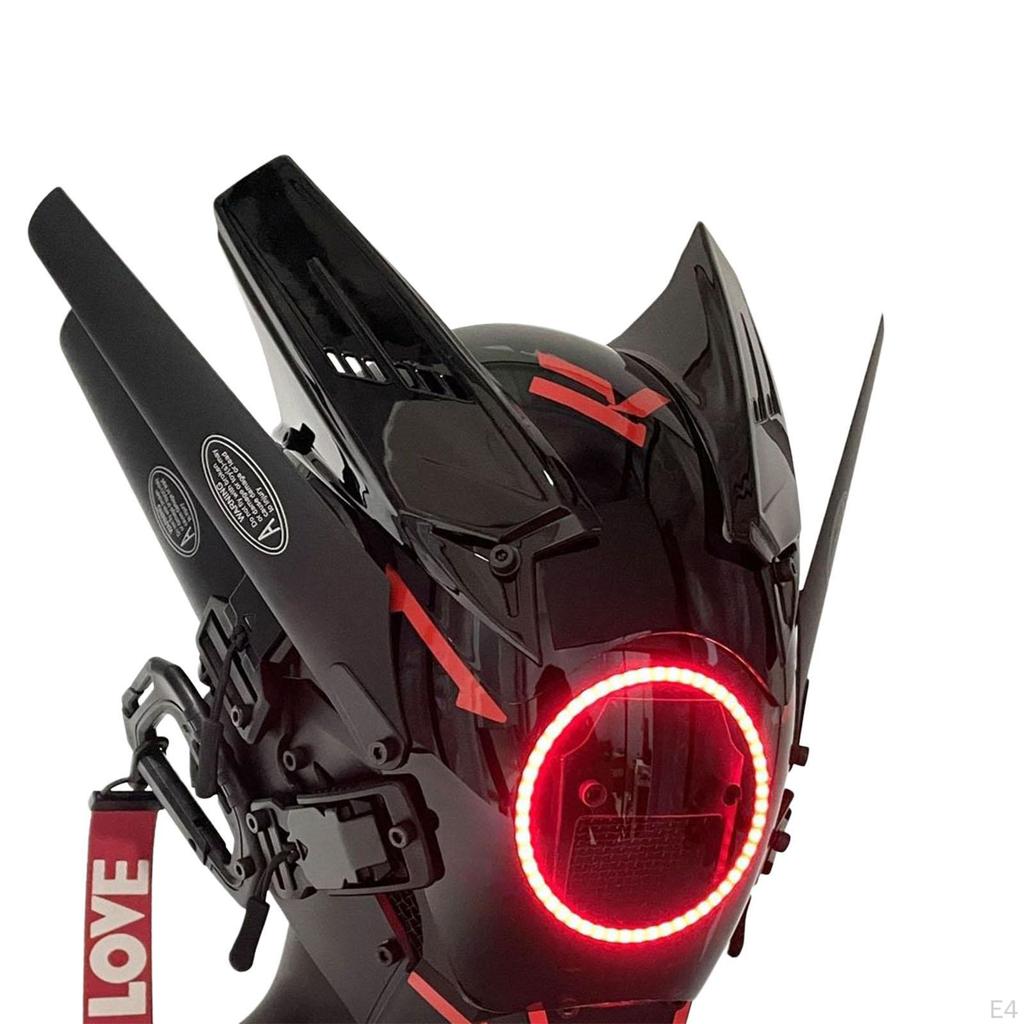 Casco Costumi Rastrellature Cool Cosplay per Uomini Carnevale