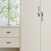 Zinc Alloy Wardrobe Door Handles Light Gold Dresser Drawer Knobs Furniture Handles  for Wardrobe