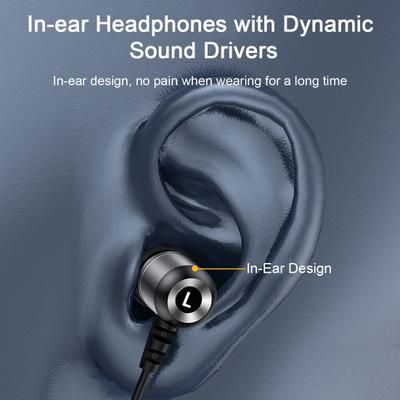 In-Ear Wired Earbuds Enhanced Bass with Noise-Cancelling Mic HiFi Sound Type-C Wired Earphones Computer Phone Supplies