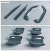 Outer Door Bowl / Rear Bumper Fog Light Lamp Eyebrow Cover Trim For Toyota Alphard Vellfire 40 Series  2024 ABS Accessories