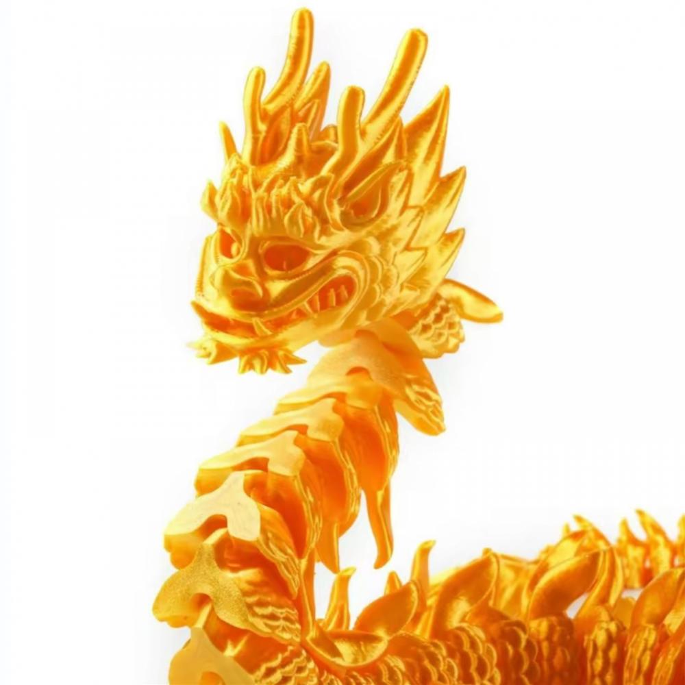 3D Printed Dragon Egg Figures Gemstone Multi-Jointed Movable Dragon With Wings Toys Tabletop Decorative Ornament Birthday Gifts