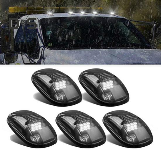 

9 шт. солнечных фонарей для кабины грузовика с датчиком вибрации, беспроводные солнечные автомобильные фонари с резервным аккумулятором, универсальные, без сверла, маркеры кабины белый