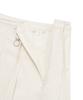 COVERNAT WOMAN Pleated Midi Skirt Ivory