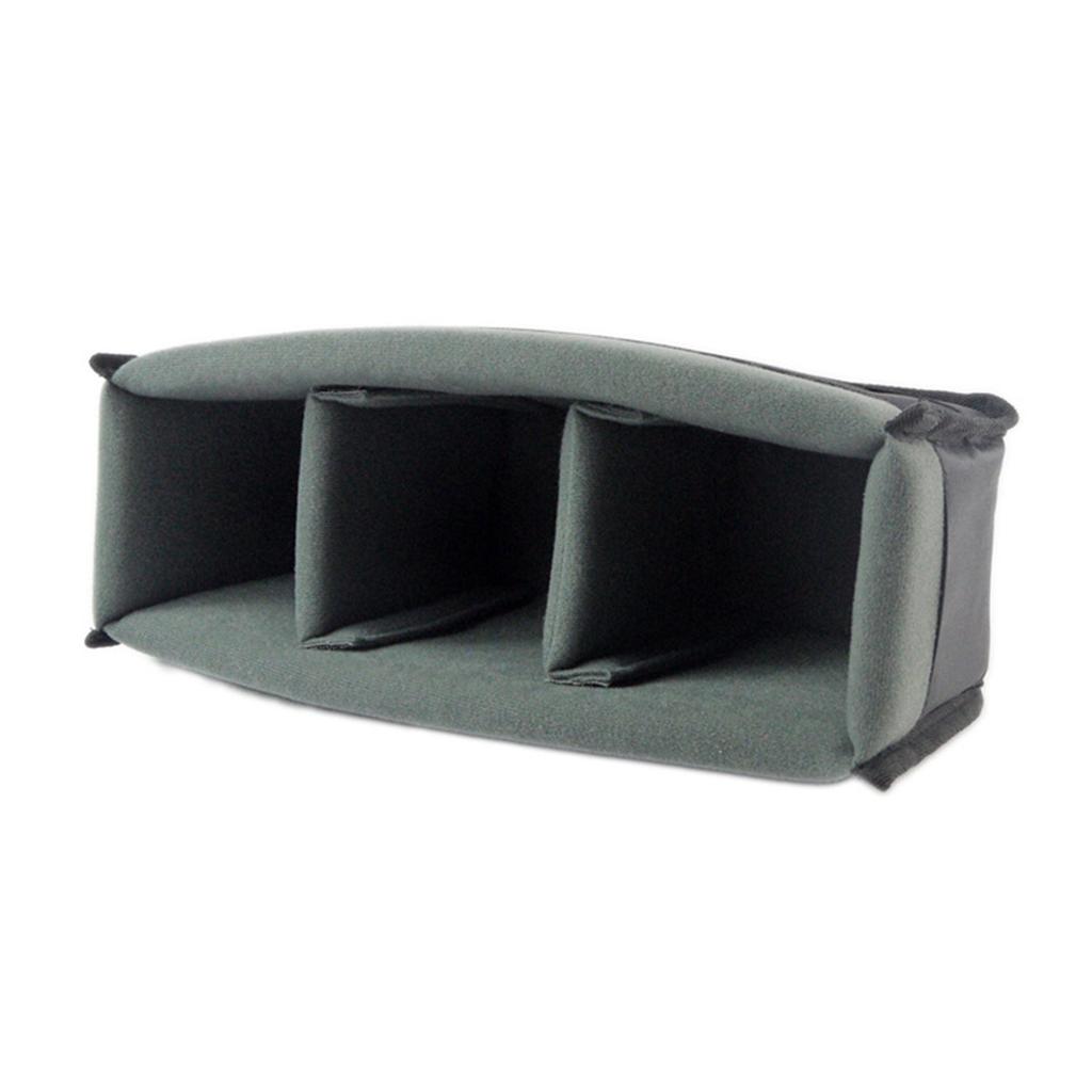 Organisateur d'insert en velours de nylon pour appareil photo reflex numérique avec rembourrage réglable pour un stockage sûr