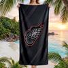 Detroit Red Wings Mode Strandtuch Tragbar Weich Schnelltrocknend Handtuch Für Schwimmen Camping Urlaub