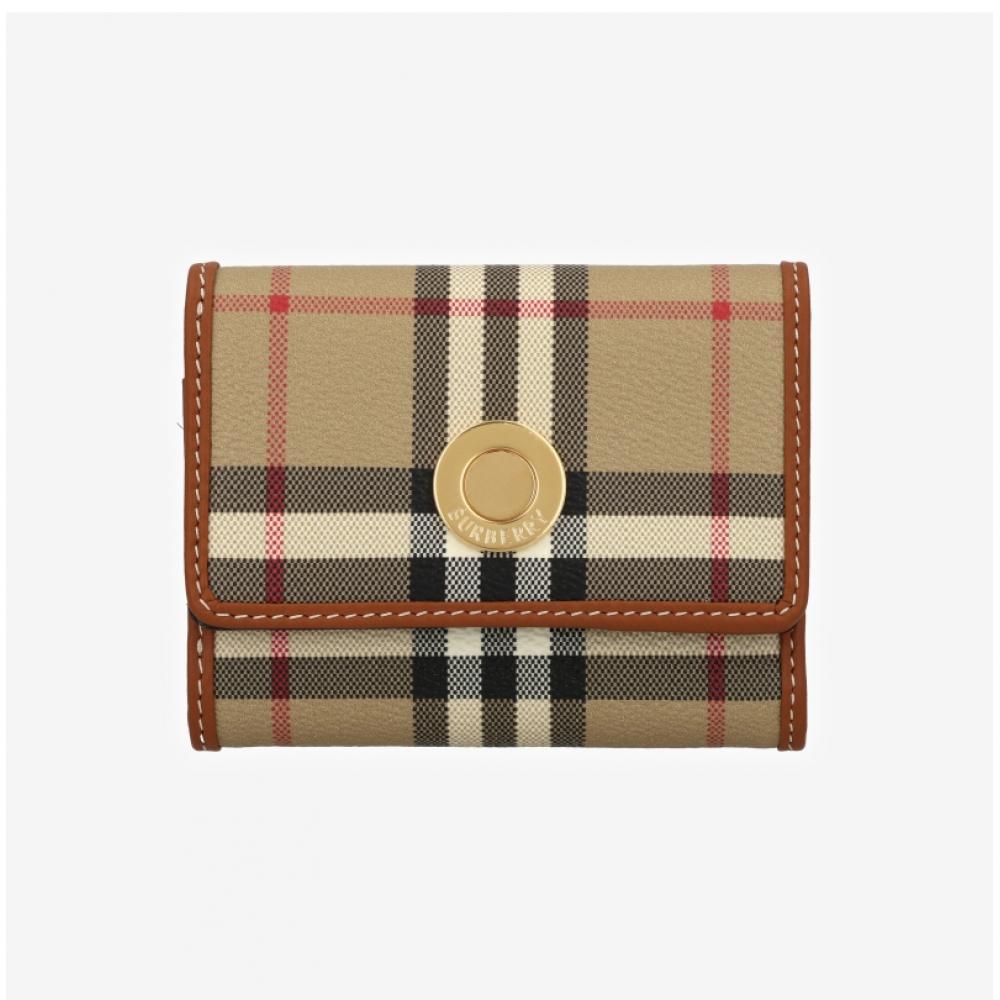 Burberry Vintage Check Small Folding Wallet 8109800 A9534