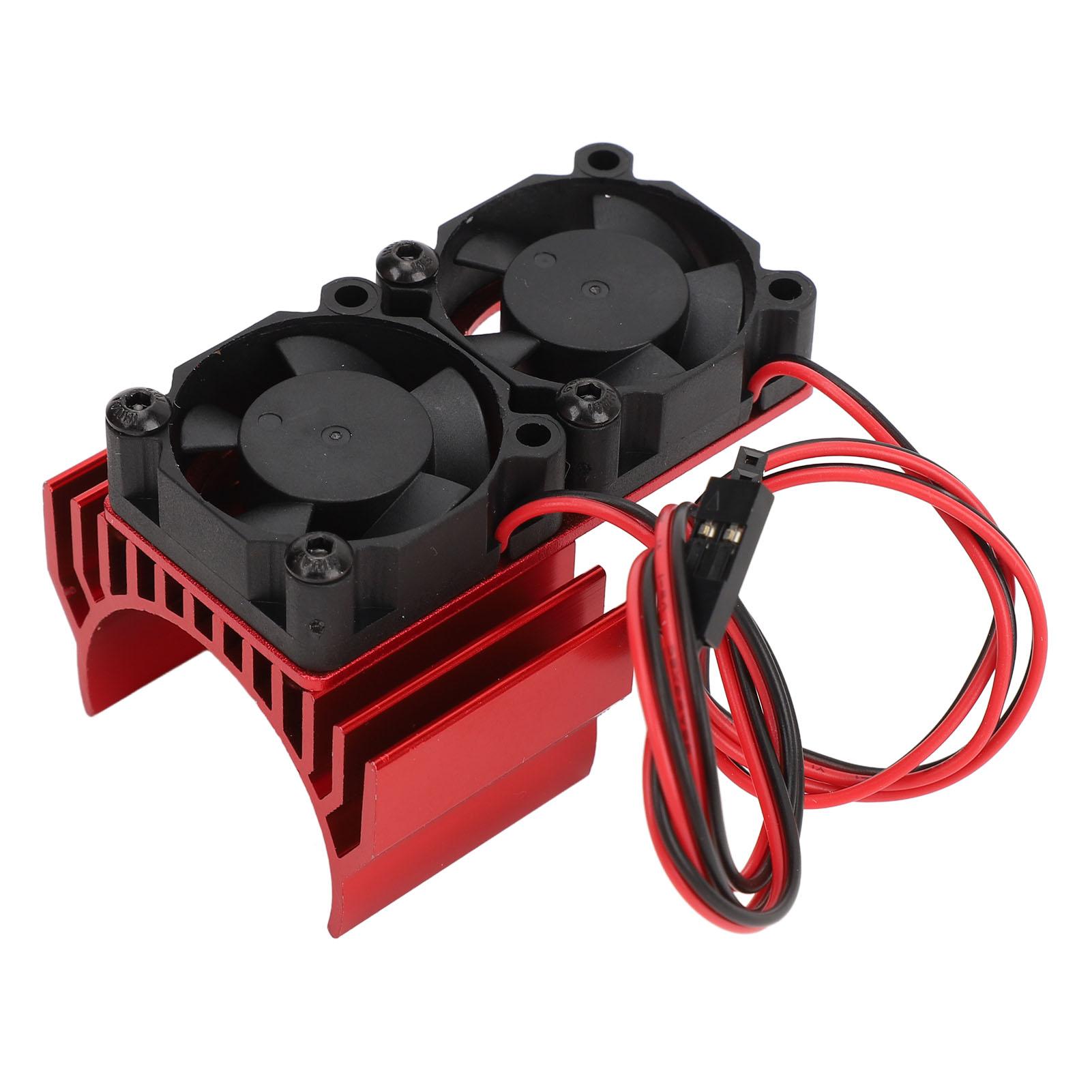 

ESC Cooling Fan and Motor Cooling Fan Dual Fan Set for Slash 4x4 VXL 1Celsius10 for Rustl 4x4 4X4 for Hoss 4x4 for Velineon VXL‑3s