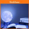 Atemberaubende 3D-gedruckte Mondlampe Nachtlicht 16 Farben Fernbedienung USB-Aufladung