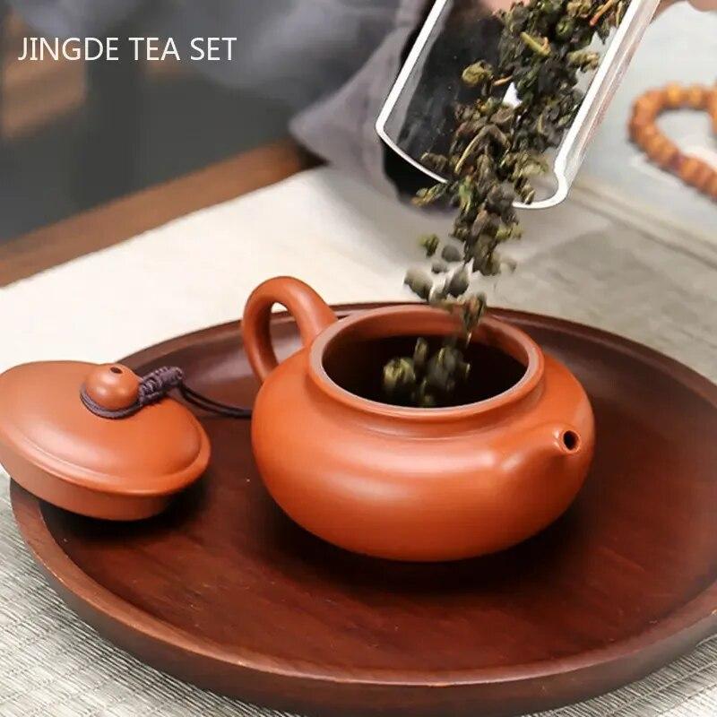 Купить Антикварный чайник из фиолетовой глины, необработанная руда ...