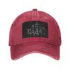 Black King Chess Thechessboard Denim Fabric Cap Casual Baseball Caps Adjustable Hat Summer Unisex Baseball Hats