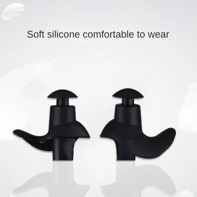 1 Set Swimming Ear Plug Nose Clip Set Swimming Earplugs Waterproof Ear Nose Protector for Men Women Children's Universal Set