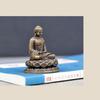 Miniature Buddha Seated Shaka Suitable for and Tendai Bronze Principal Buddha Statue for Buddhist Altar Statue, Nyorai, 5cm, Soto, Rinzai, Sects,