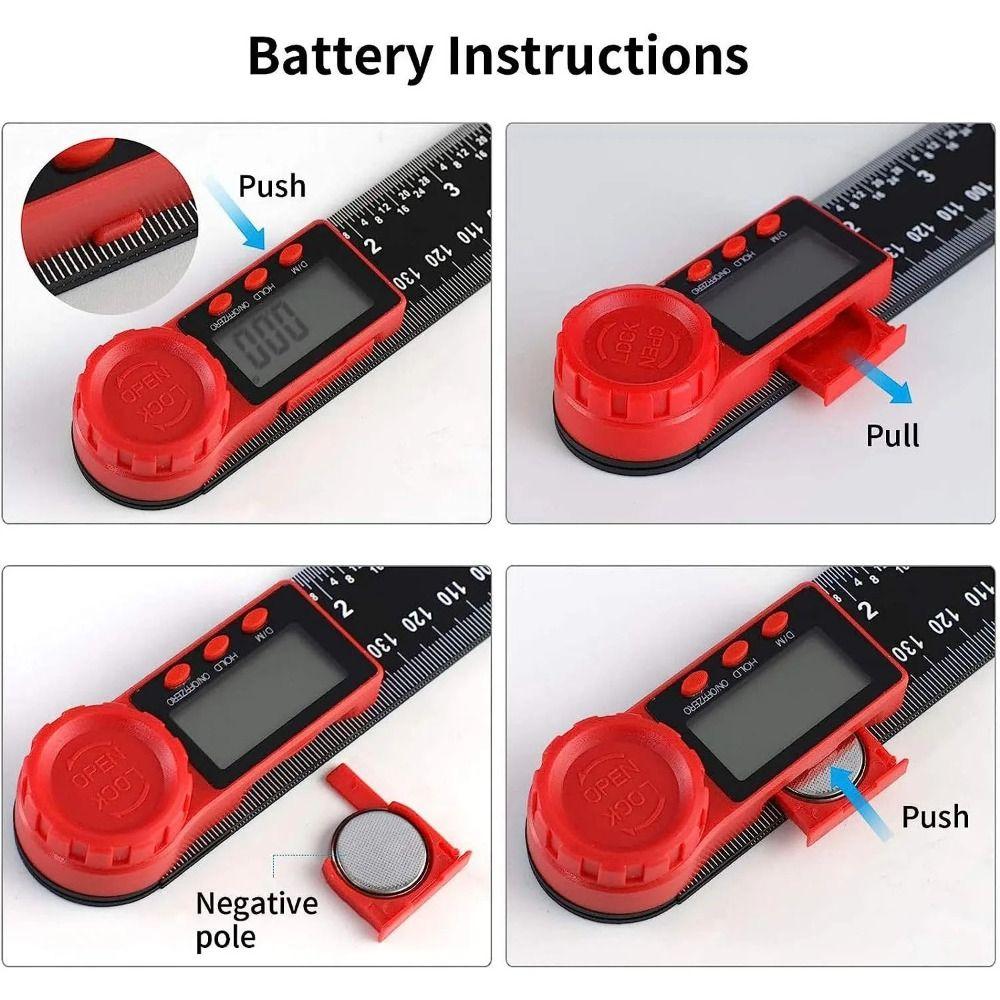 Inclinometer Digital Angle Meter Electronic Goniometer Protractor  Wood Measuring Tool