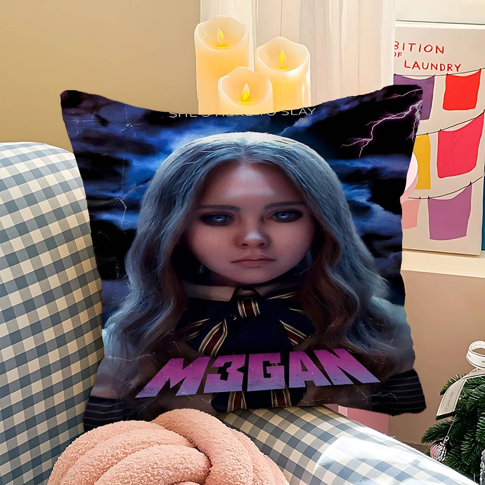 Movie MEGAN Pillow Cover Sofa Cushion Cover Home Room Decoration Children Gift