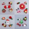 5pcs Christmas Hair Clip Hairpin Baby Girls Children Headdress Duckbill Clip Barrettes - Style 3