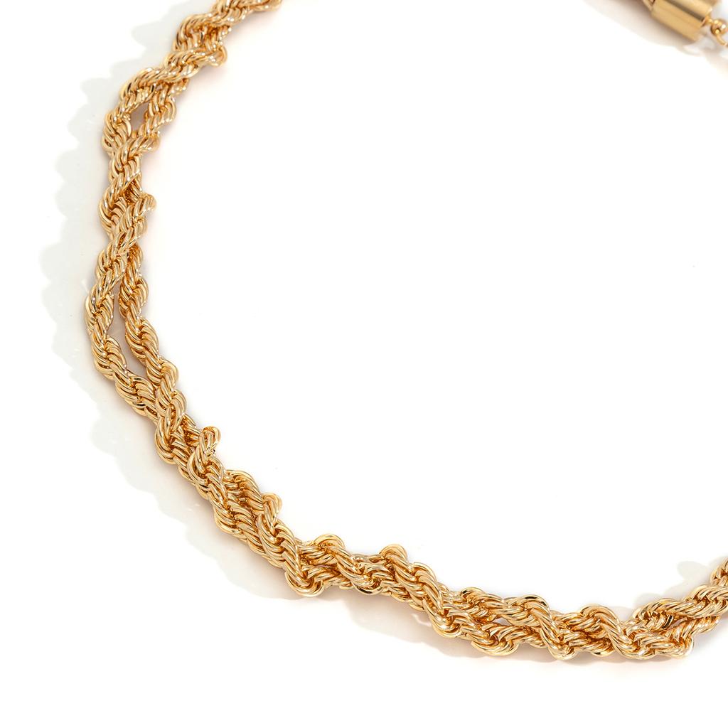 Punk Metal Snake Bone Chain Rope Chian Bracelet For Women Charm Gold Twisted Bracelets Friendship Jewelry