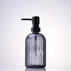 Nordic Large Capacity Vertical Stripe Glass Bottle for Hand Sanitizer, Shampoo, or Shower Gel