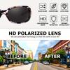 Fashion Glasses for Women Polarized Protection Wrap Around Glasses Trendy Butterfly Decor Fashion Accessories