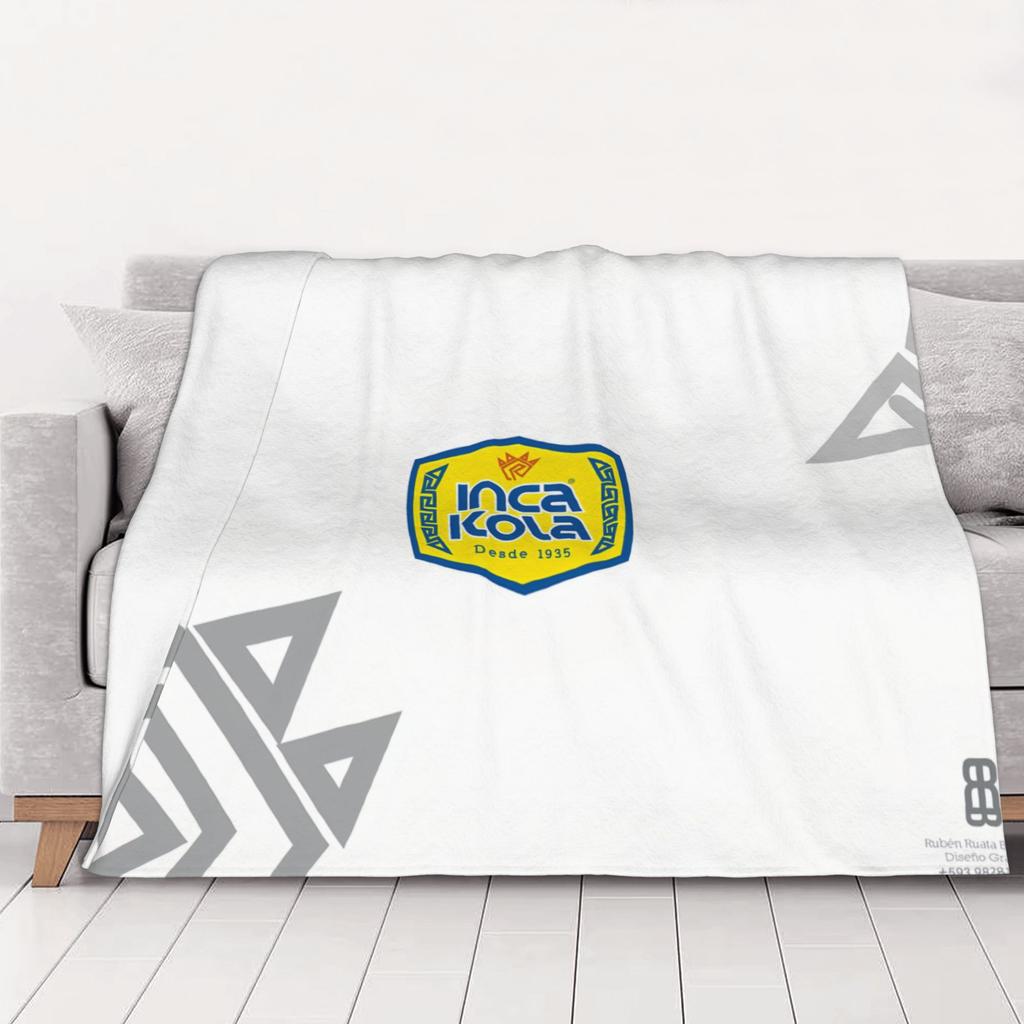 1PC home Cutecore iInca Kola Desde 1935 Minimalist iInca Kola Blanket Super Cosy Plush Home Living Room Sofa halloween