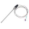 K-Typ Thermoelement Erdung Abgeschirmtes Kabel Temperatursensor Sonde 0-800 ℃ 200mm WRNT-01