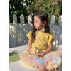 Girls' Casual Short-sleeved T-shirt - Spring/Autumn Children's Cute Top