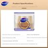 MIAOJIE Premium Paper Cups 270ml*50 Thick Wide-Neck Non-Spill Disposable Cups for Tea, Water, Natural Color Food-Grade