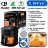 2025 New 15L Large Capacity Air Fryer Oven Combo with Touch Control for Home Use