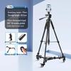 Professional Mobile Phone & DSLR Tripod with Pulley and Universal Ball Head for Live Streaming