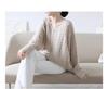 Women's Soft Mohair V-Neck Sweater - French Style, Lightweight Spring Knitwear