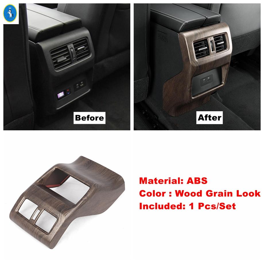 Wood Grain Interior Head Lamps / Cup Holder / Air AC Cover Trim For Nissan X-Trail X Trail / Rogue T33  - 2025 Accessories