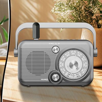 Multifunkční bezdrátový Bluetooth reproduktor s plným pásmem FM/AM rádia, karta U disk s vysokou hlasitostí MP3 přehrávače