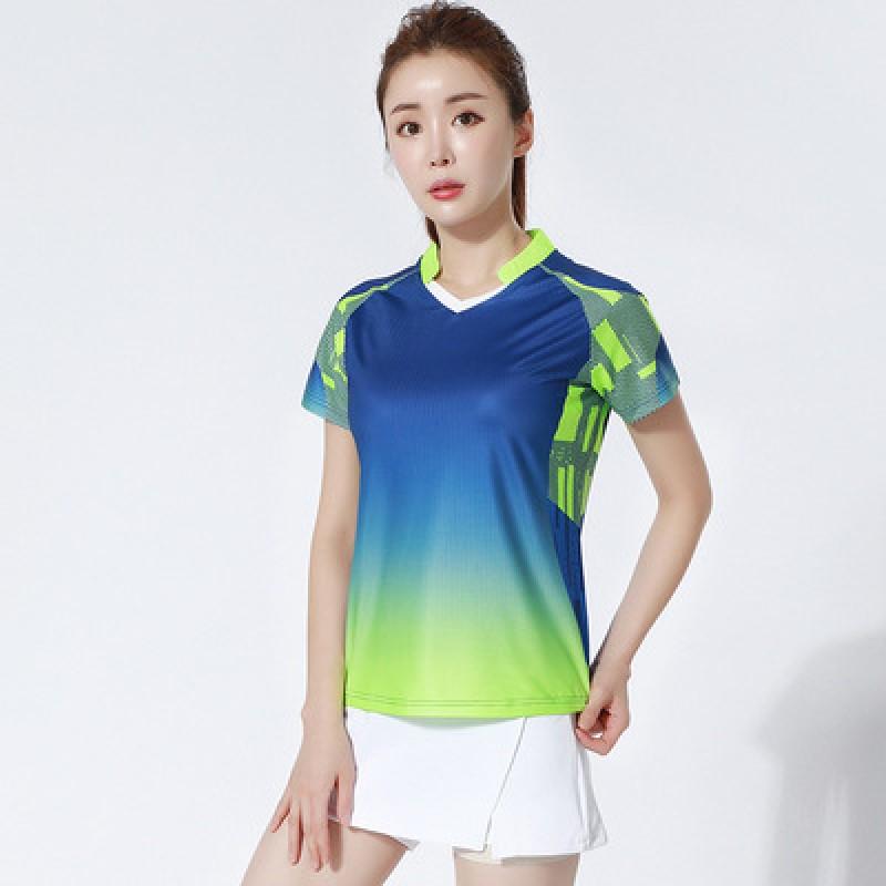 Badminton Tennis Sport Shirts Quick Dry Breathable Team Uniforms Men Women Customizable