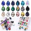 50Pcs/Pack Sew On Glass Crystal Stones Diamond Beads Ornament  DIY Garment Clothes Shoes