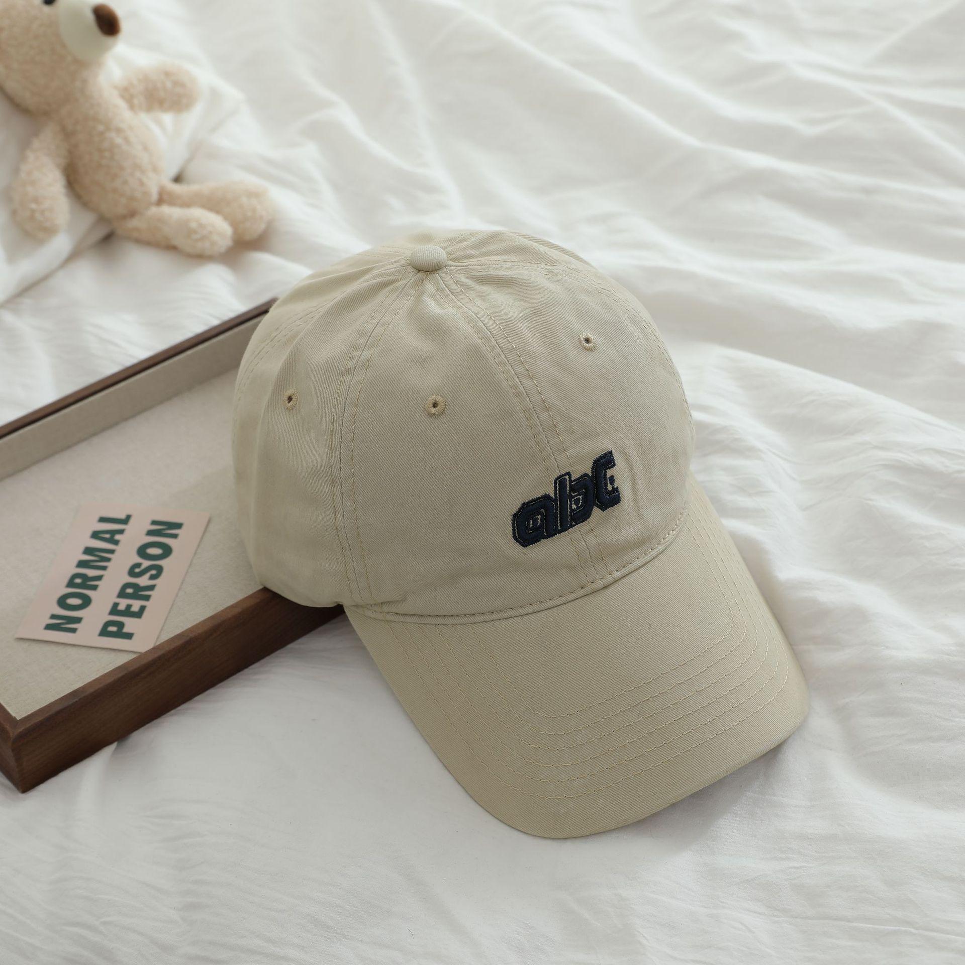 

Вулична весняно-літня нова проста вишивка літерами abc бейсболка дитяча нова м яка кепка кежуал тренд M（56-58cm）