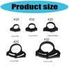 5 Pack Garden Water Pipe Clamps Adjustable Hose Clips Drip Irrigation Tubing Holders for Stable Watering Solution
