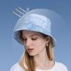 Cotton Summer Tie Dyeing Fisherman Hat With Wide Brim Sun Protection For Outdoor Activities