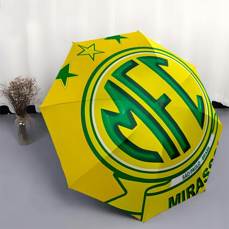 Mirassol FC, Sao Paulo- Automatic Opening and Closing, 8-rib Structure Portable Umbrella, Suitable for Men and Women in All Seasons - Perfec
