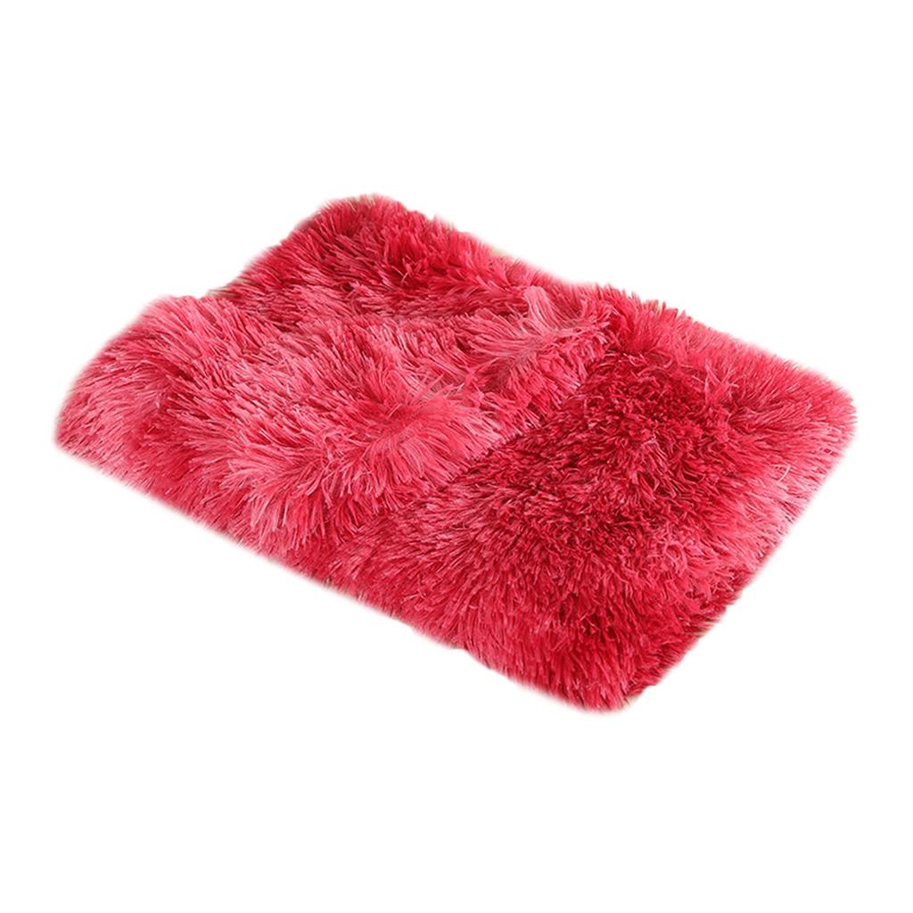 Home Warm Pet Dog Blanket Cat Blanket Pet Plush Mat Solid Color Pet Mat